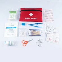 FIRECLUB открытый аптечка 13-piece Автомобильный комплект Портативный Аварийный Комплект домашний водонепроницаемый нейлоновый медицинский мешок(SK-1420