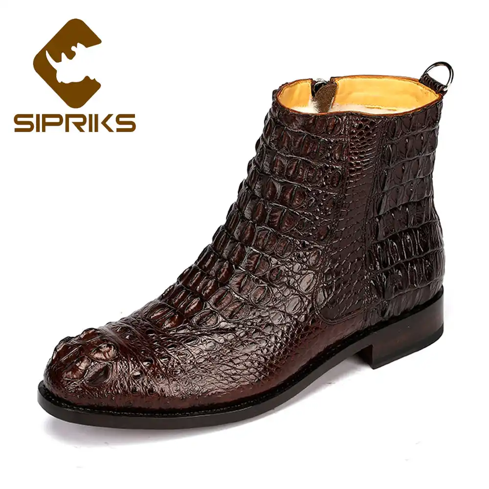 botas de piel para hombre