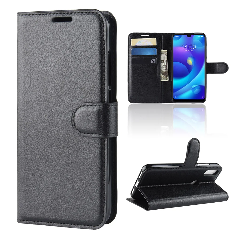 

Baiscxst Luxury Leather Flip Case For Xiaomi Play Stand Book Wallet Case For Xiaomi Play Cover Coque On Phone Bags