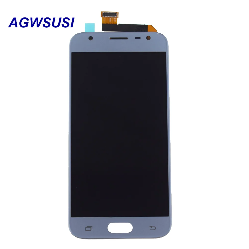 3 цвета для Samsung Galaxy J3 2017 J330 SM J330F J330G сенсорный экран дигитайзер Senso + ЖК дисплей