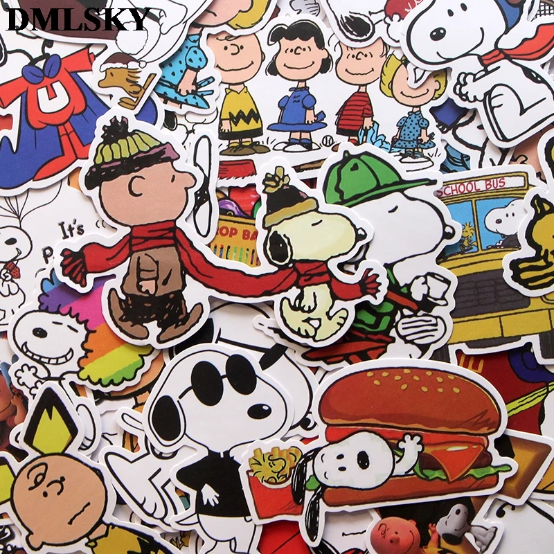 40 Pcs/set DMLSKY Funny Dog album sticker Cute Waterproof Scrapbooking for Car Luggage Laptop Decal Diy Decoration M3549