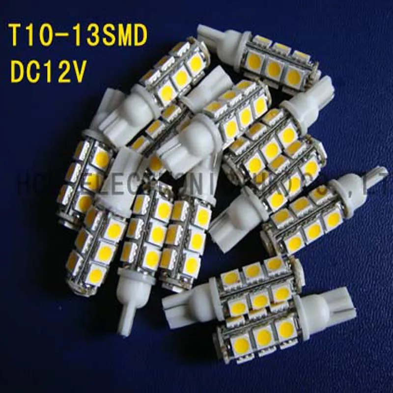 

High quality 12vT10 led 194 168 W5W Car Side Wedge Tail Light Lamp Bulb free shipping 50pcs/lot