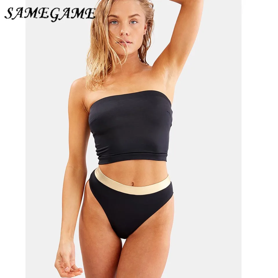 

SAMEGAME Bikini 2019 Sexy Brazilian Bikinis Women Swimsuit Padded Beach Wear Bikini Set New Arrival Swimwear Bathing Suit Swim