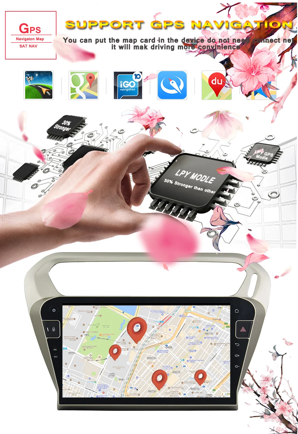 Clearance 10.1" Android 9.0 Octa Core RAM 4GB Car DVD Player for Peugeot 301 for Citroen Elysee GPS navigation Radio BT WIFI Tape Recorder 5