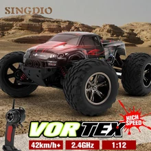Электрический автомобиль RC 2,4 ГГц 4WD большая шина высокая скорость Bigfoot гоночные автомобили игрушки Внедорожные багги Модель автомобиля Wltoys drift детский подарок