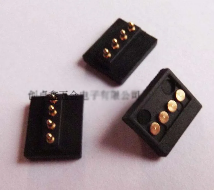 Atual entre em Contato com a Sonda de Agulha Banhado a Ouro Direta da Fábrica Conector Pogo Pin Agulha Primavera Venda Tomada 4pin 4 p 4 4pin 4 p conector pogo pin atual