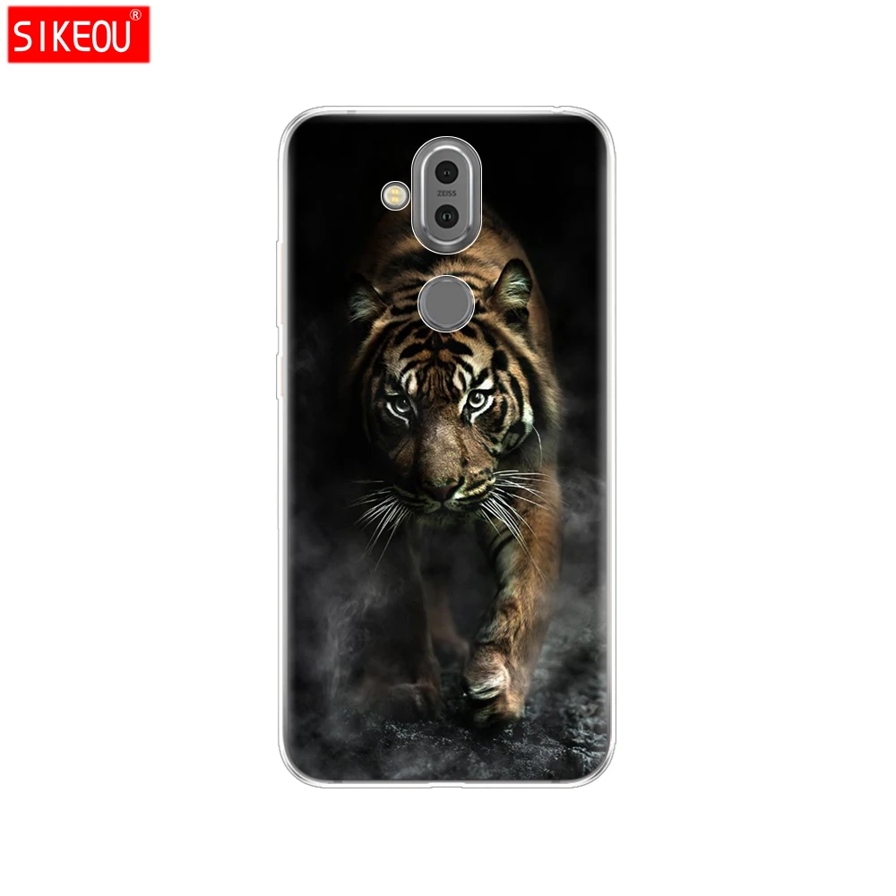 Для Nokia 8,1 чехол для Nokia 7,1 plus чехол силиконовый чехол для Nokia 8,1/X7 чехол бампер coque etui мультфильм - Цвет: 12076