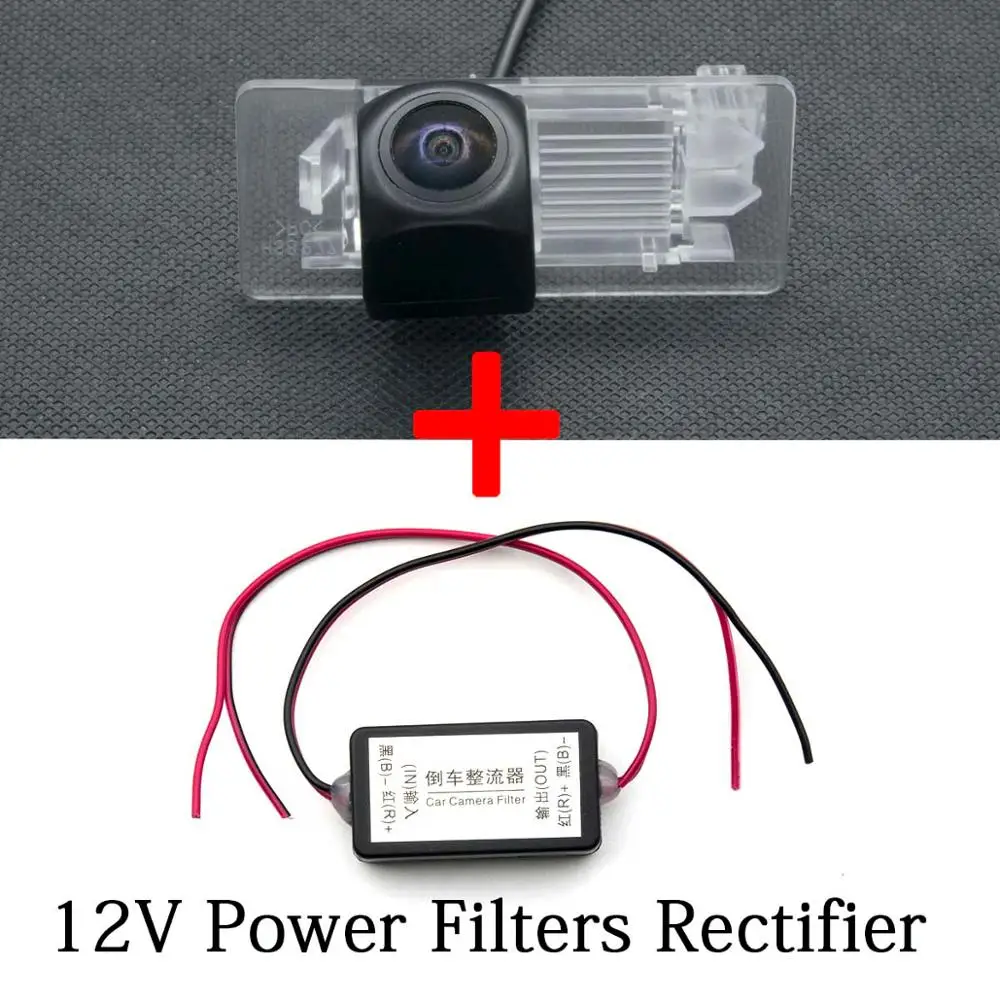 MCCD рыбий глаз 1080P Starlight Автомобильная камера заднего вида для VW Passat Sagitar Touareg Touran Skoda Octavia Yeti Rapid беспроводной монитор - Название цвета: Camera n Filters