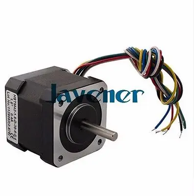 

HSTM42 Stepping Motor DC Two-Phase Angle 1.8/0.4A/9.6V/4 Wires/Double Shaft