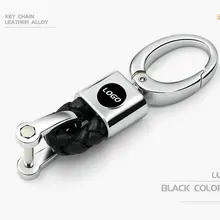 20 шт. металлический+ Кожаный Автомобильный брелок для ключей брелок для BMW hyundai Lexus Audi Mercedes VW Ford Mazda Jaguar Skoda и т. Д