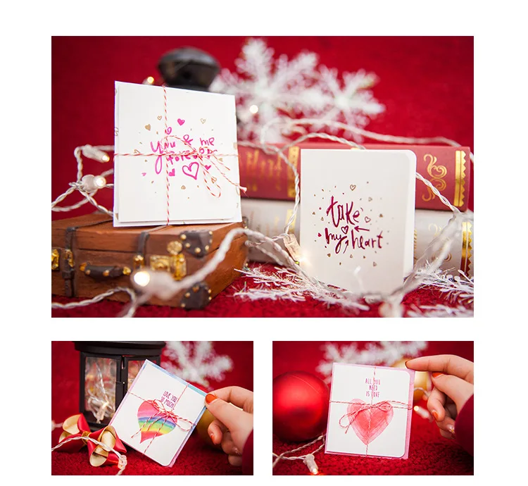 8 шт./упак. Kawaii милый любовный конверт Merry рождественские конверты с поздравительной открыткой Скрапбукинг подарок школьные офисные принадлежности sl1257
