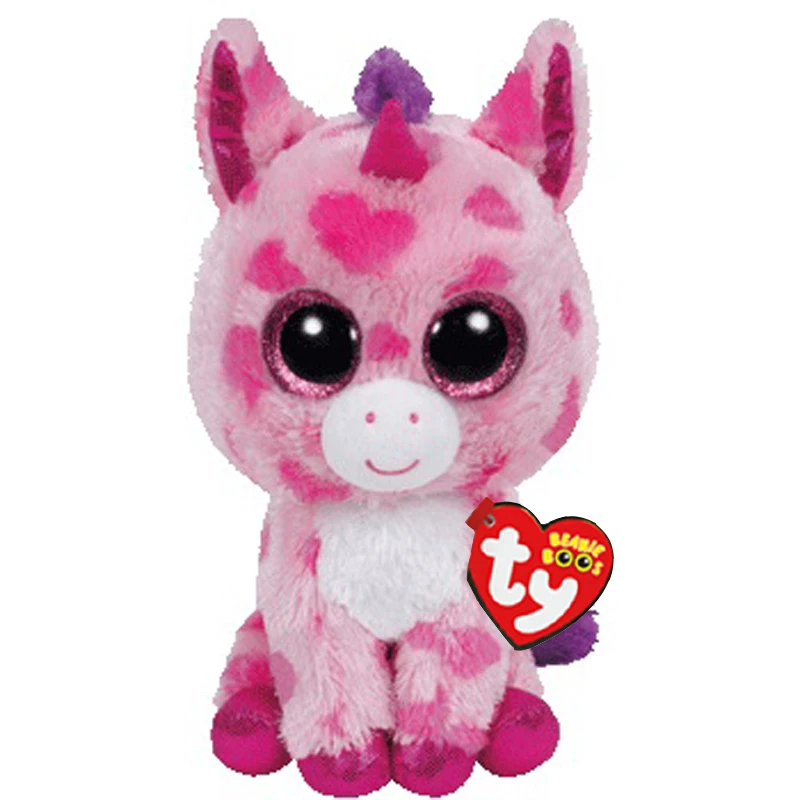 

Ty Beanie Boos Sugar Pie the Valentine Unicorn Plush Toy 15cm