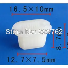 100 шт. решетка фиксирующий винт втулка для Renault 8934-201-235 Авто Пластик крепежного винта, Прокат пластик Зажимы