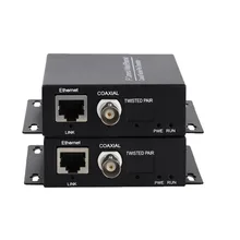 1080p видео конвертер Ethernet удлинитель по IP коаксиальный Сетевой удлинитель передатчик приемник 2 км офис IPTV удлинитель