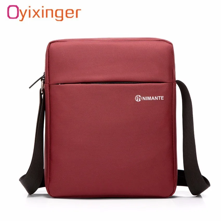 

Oyixinger Man Single Shoulder Bags For 10 Inch Tablet PC Ipad Polyester Waterproof Messenger Bag Women Girl Canvas Work Men Bag