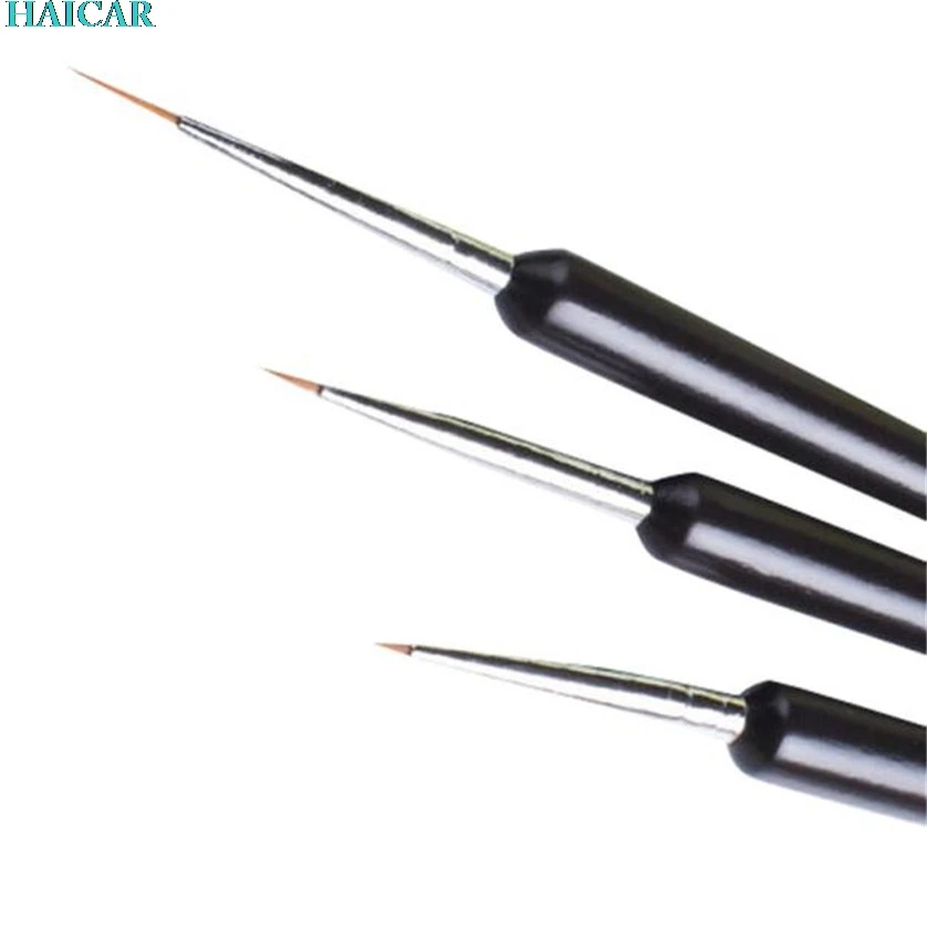 

3pcs Tiny Acrylic Nail Art Design Decoration Pen Brush Painting Drawing Tool New 2AU