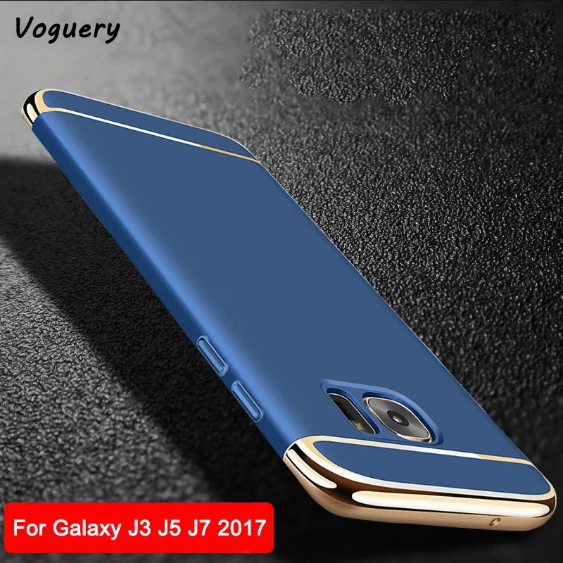 

3 in 1 Phone Case for Samsung Galaxy J3 J5 J7 2017 Phone Cover Ultra Thin Slim Phone Shell Back Cover for Galaxy J320 J520 J720