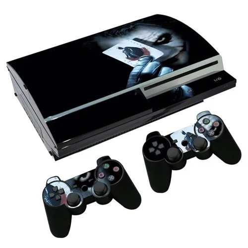 Наклейка с изображением Джокера и Бэтмена для PS3 Fat playstation 3 консоль и контроллеры для PS3 Fat Skins виниловая пленка - Цвет: 0279