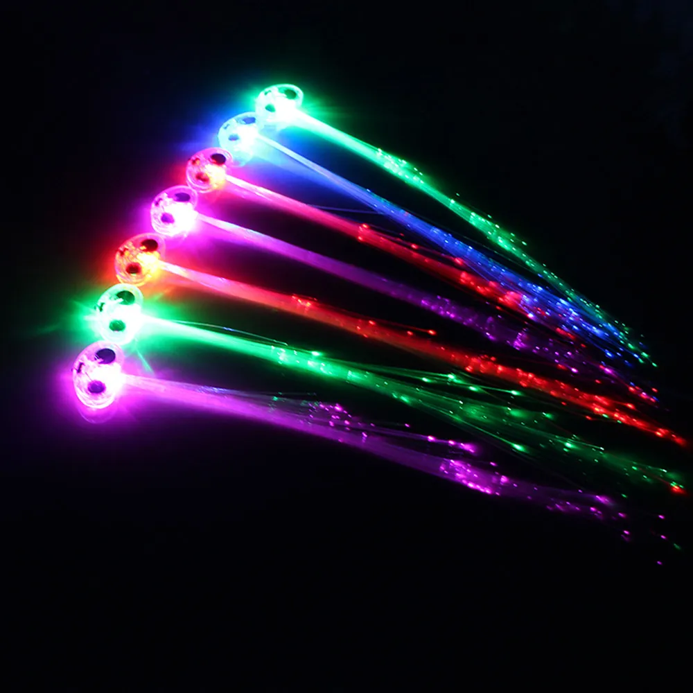 

Colorful Butterfly Light Braids LED Wigs Glowing Flash LED Hair Braid Clip Haripin18Jan08