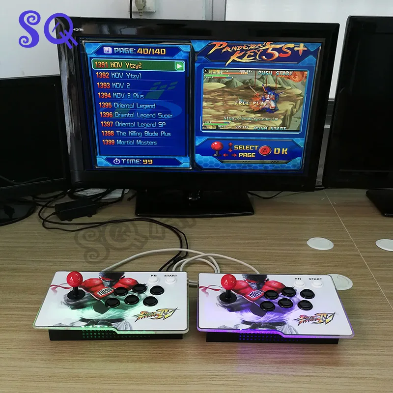 

Pandora key 5S+ 1399 in 1 Hot jamma arcade machine/family console joystick with game board led panel and pause