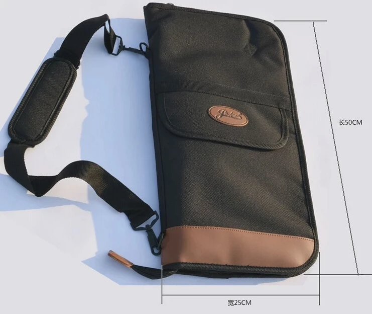 Top Quality Durable Black color Foldable Drum Stick Bags Drum Stick
