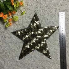 20 шт. блесток Звезда одежда патчи Лоскутная аппликация вышитые тканевые нашивки на заказ значок для джинсы футболки сумки