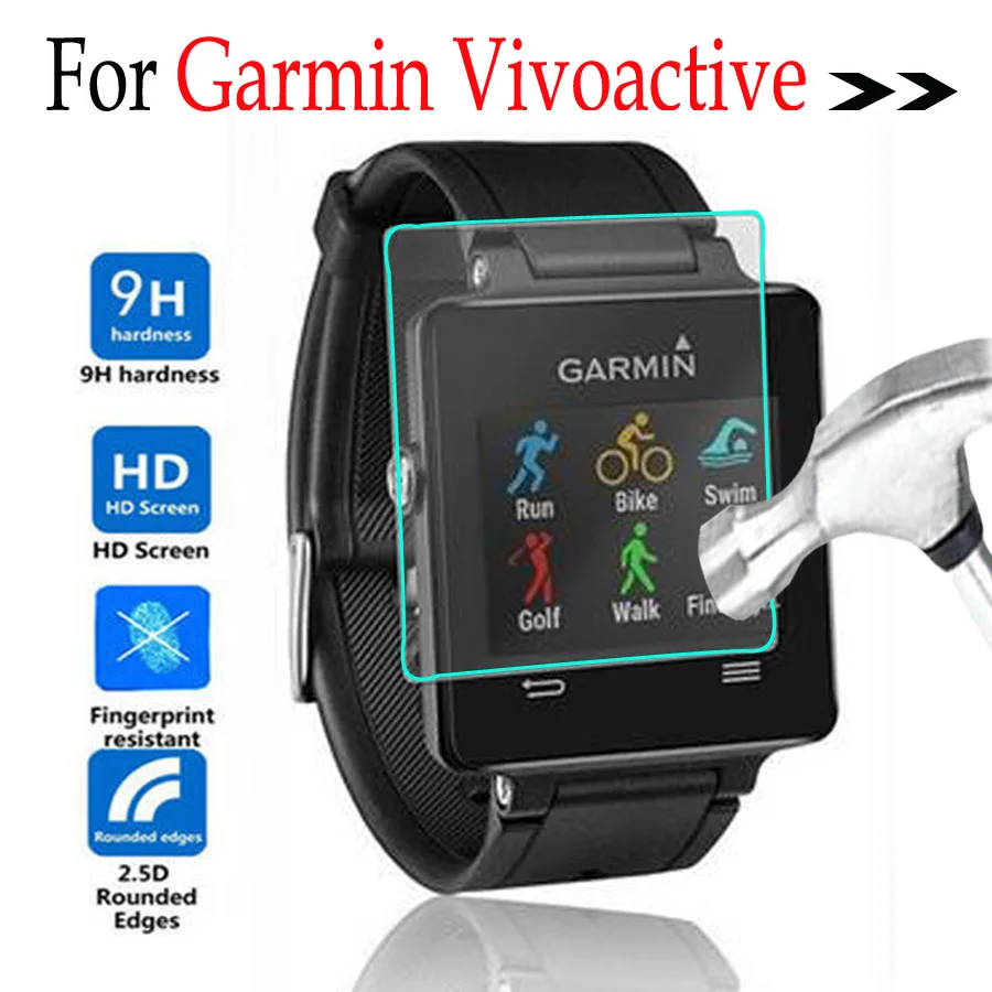 

For Garmin Vivoactive Digital smart Screen Protector Glass Tempered Glass on Vivoactive Film Cover Guard