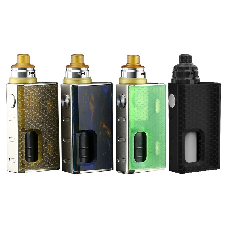 Wismec LUXOTIC BF Box Kit with Tobhino BF RDA 7.5ml Bottle 100W Vape Mod with Clapton Coil Fits 18650 Battery E Cig 001