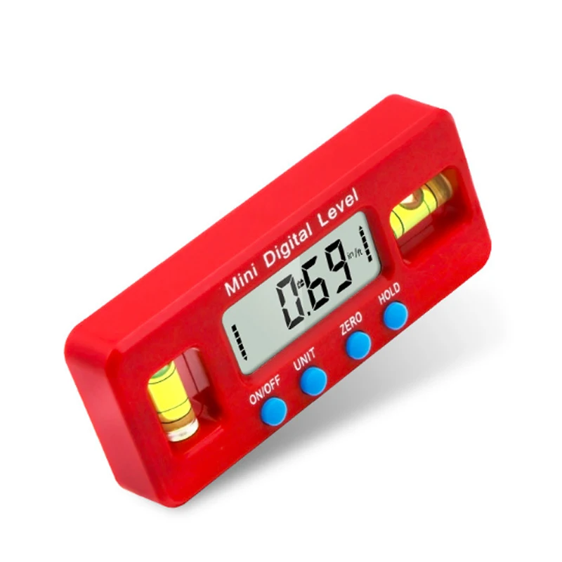  Mini Precision Digital Protractor Inclinometer Water Proof Level Box Digital Angle Finder Bevel Mea