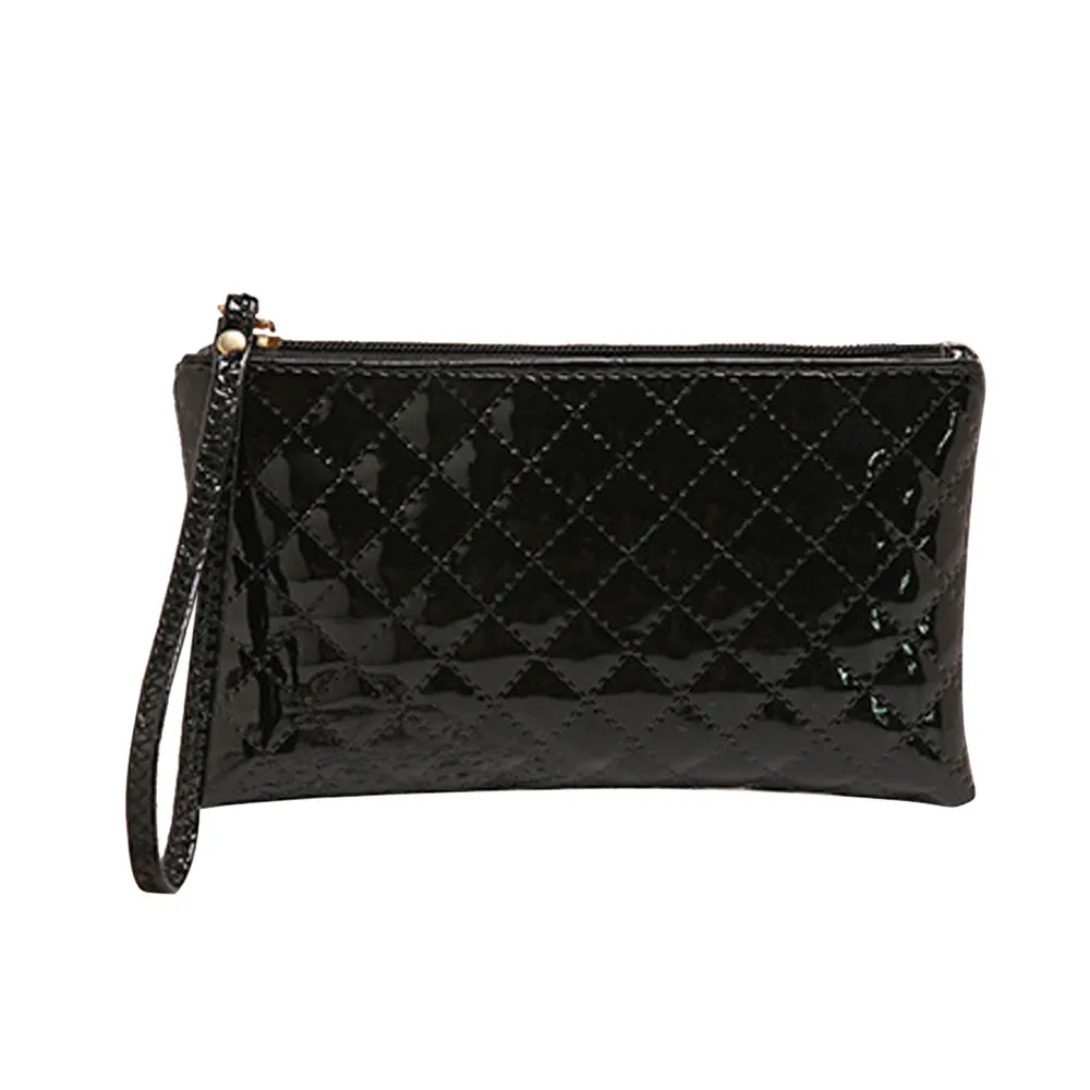 

fashion coinpurse Women Leather Receipt ID card Holder Organizer Wallet coin Purse Clutch Wallet monederos para mujer gift #5