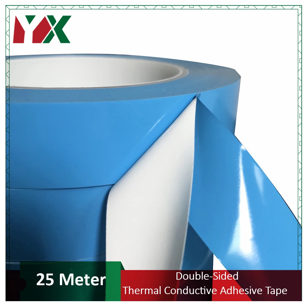 

40mm WidthTransfer Tape Double Sided Heat Thermal Conduct Adhesive For LED Module Chip PCB Heatsink CPU Instead RTV
