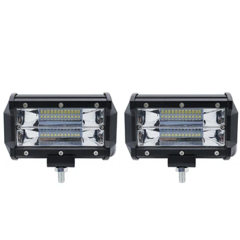 

Offroad 72W 5Inch LED Work Light Bar Spot Flood 12V 24V Led Light Bar For ATV Lada 4x4 Truck UAZ Auto Led Driving Light