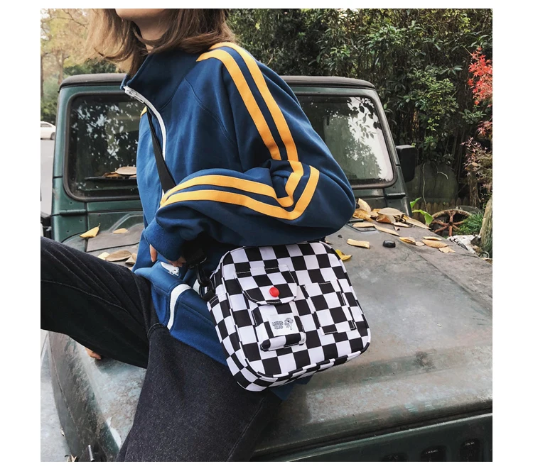 Menghuo Cute Panelled Shoulder Bags for Women Nylon Patchwork CrossBody Bag Brand Casual Messenger Bag Girls Handbag Bolso Mujer_19