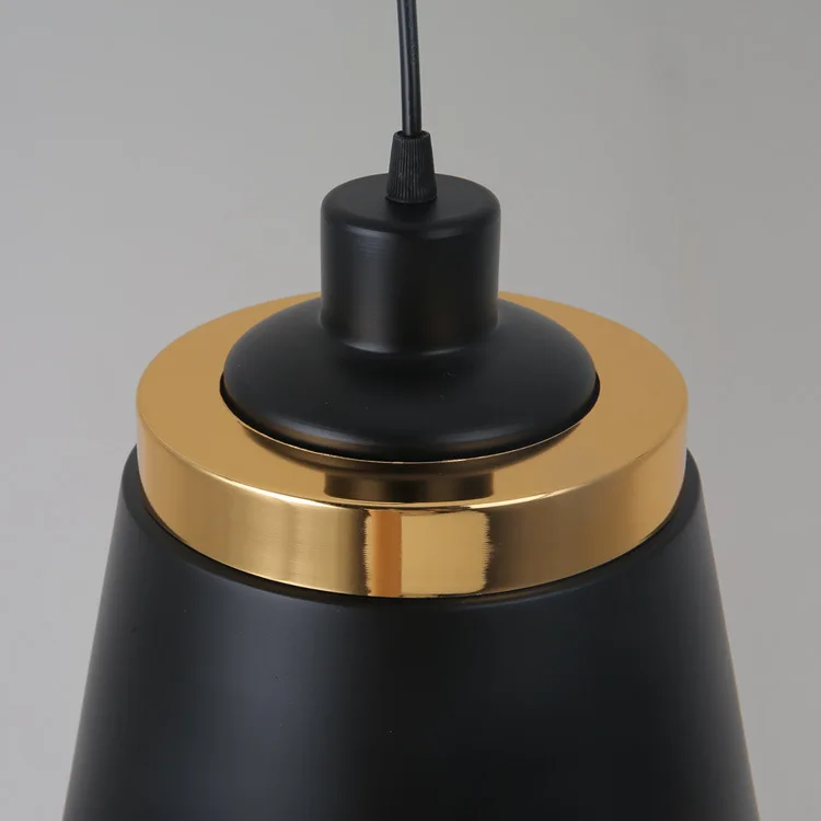 Modern Metal Pendant Light ABC Indoor Lighting Fixture Black White Gold Pendant Lamp Contemporary Hanging Edison Pendant Light Restaurant Dining Room Light (12)