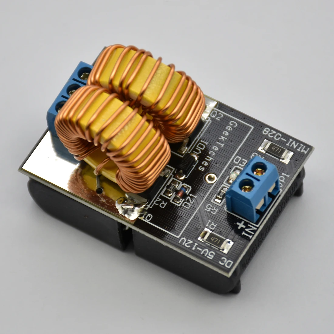low cost  5V~12V Zero Voltage Switching ZVS Induction Heating Power Supply Module with Coil Power Supply Heat