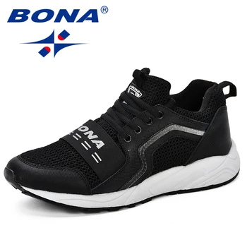 

BONA New Design Popular Style Men Running Shoes Men Footwear Breathable Jogging Trainers Sneakers Men Athletic Sport Shoes