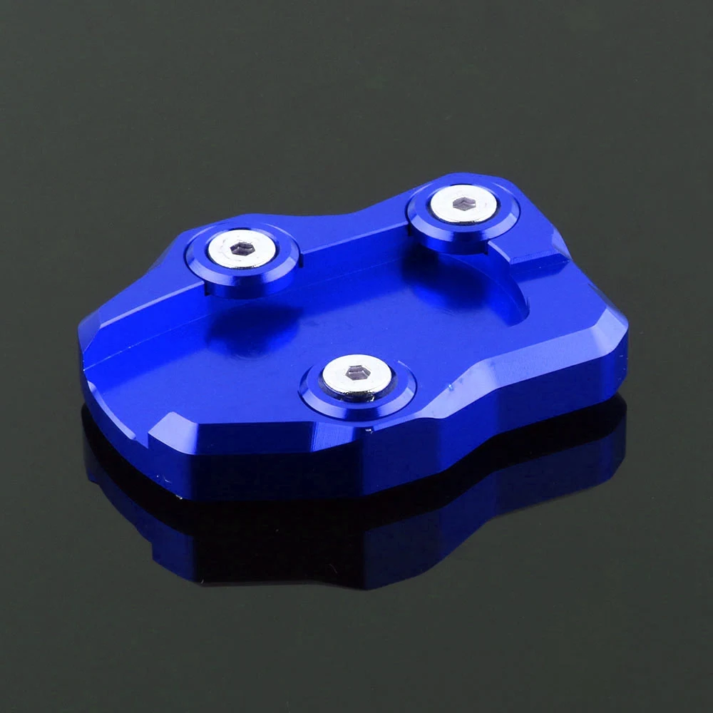 Motorcycle Accessories CNC Kickstand Sidestand Stand Extension Enlarger Pad For HONDA PCX125 PCX 125 PCX150 PCX 150 2016 2017 (12)