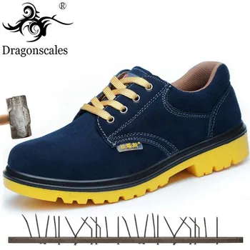 

Men's Construction Work Safety Shoes Steel Toe men Breathable Safety Boots Men Protective Indestructible Footwear Safety Sneaker