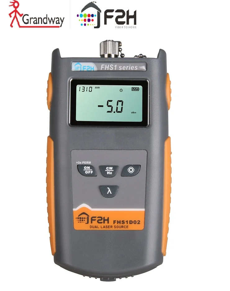 

[ Grandway Original ] FHS1D02 Single-Mode 1310/ 1550nm Optical Laser Source, FC Connector
