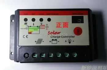 

Intelligent 10A Solar Panel Charge Controller 12V 24V Battery Regulator