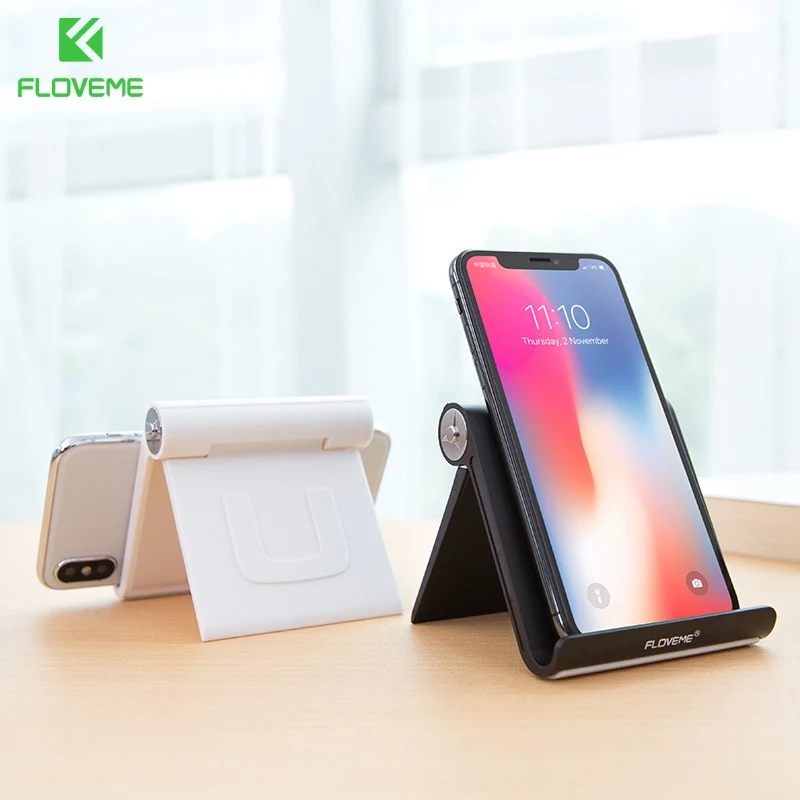 FLOVEME Desk Mobile Phone Holder Stand For iPhone X 7 6 Samsung Xiaomi