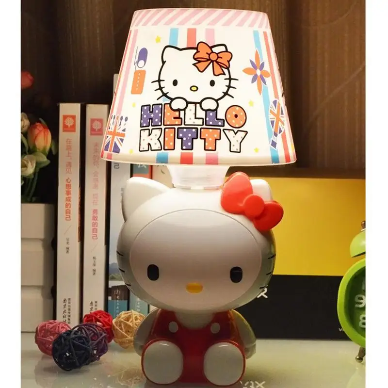 Usb-флеш-накопитель Hello Kitty подключить лампы мультфильм дизайн теплый свет для Спальня прикроватный столик лампа Самые дешевые семейный подарок - Цвет: 2