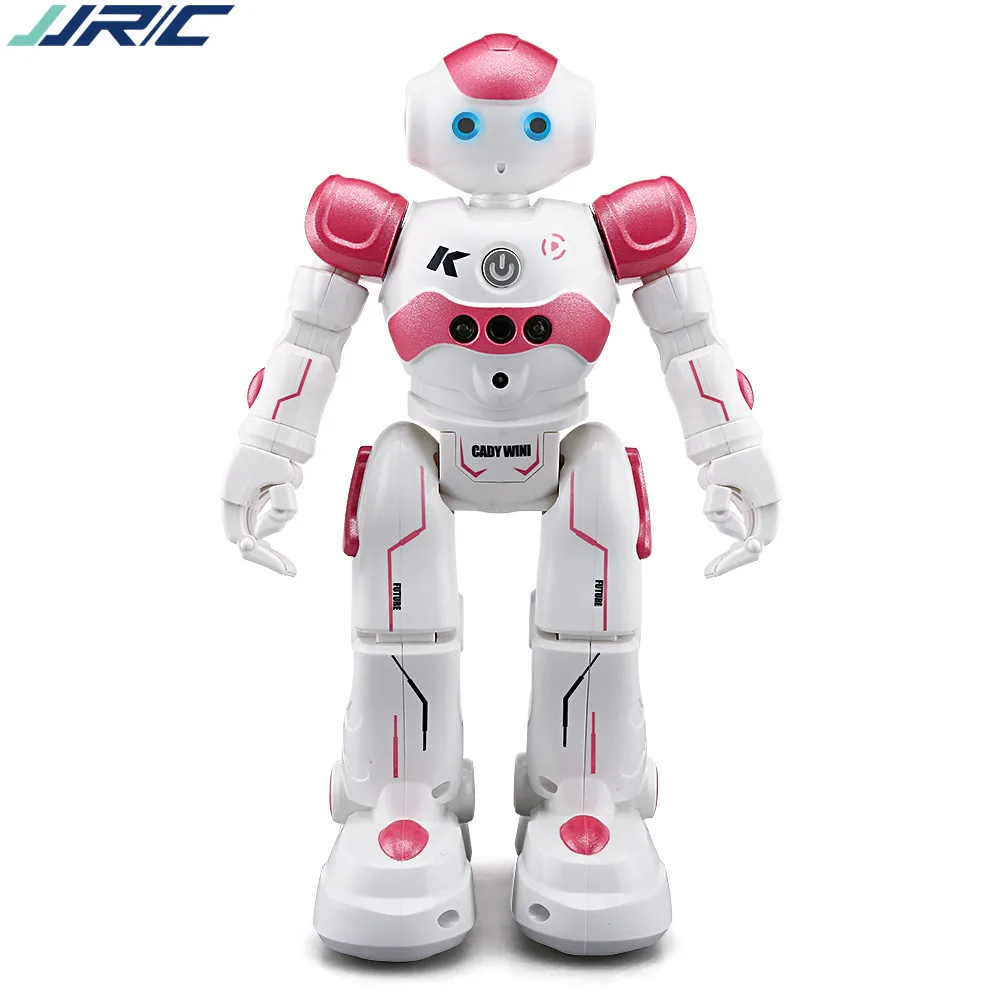 

USB Charging Singing Dancing Gesture Control RC Robot Toy Blue Pink For Kids Children Gift Presents