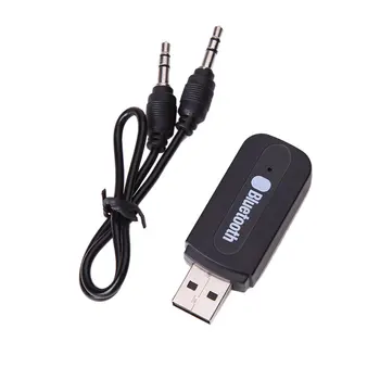 3.5mm Stereo Audio Music Speaker Receiver Adapter Dongle USB Bluetooth Wireless Audio Adapter