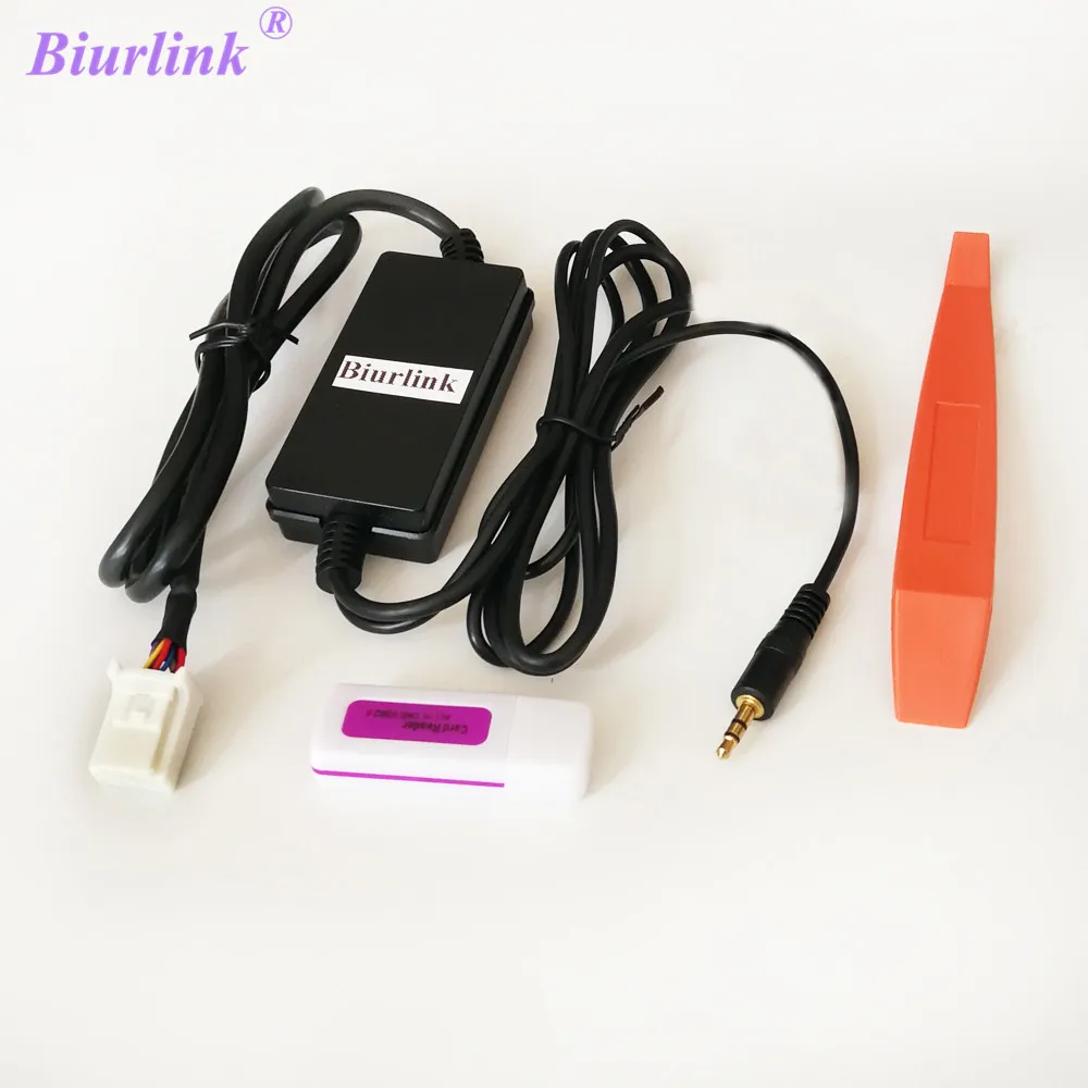

Biurlink Car Audio Device 3.5MM Jack Aux Cable Adapter For Toyota Camry Corolla