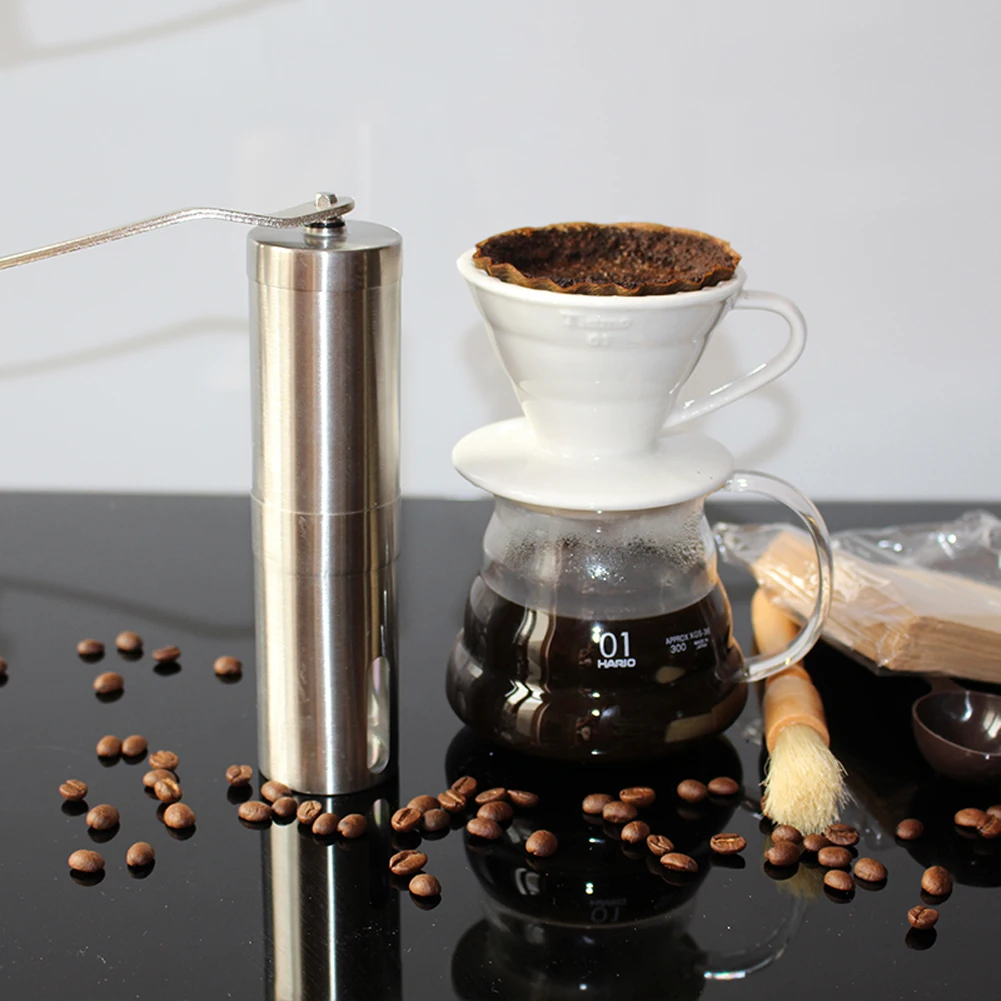 Coffee Grinder Mill Stainless Steel Hand Manual Handmade Coffee Bean