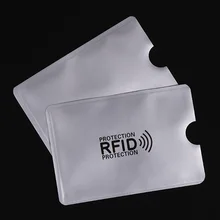5 шт Анти RFID Блокировка Reader замок банк держатель для карт ID банковской карты случае защитой rfid металла кредитной держатель для карт Алюминий 2018