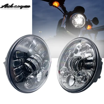 

5.75 inch White DRL Yellow Turn signal lights Round Motorcycle projector headlamp for 5-3/4'' Dyna Sportster Softail