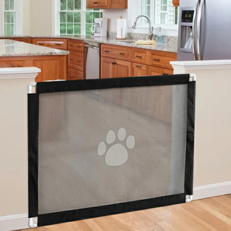 JORMEL Pet Dog отпечаток кошачьей лапы защитный барьер с дверцей изоляционная сетка