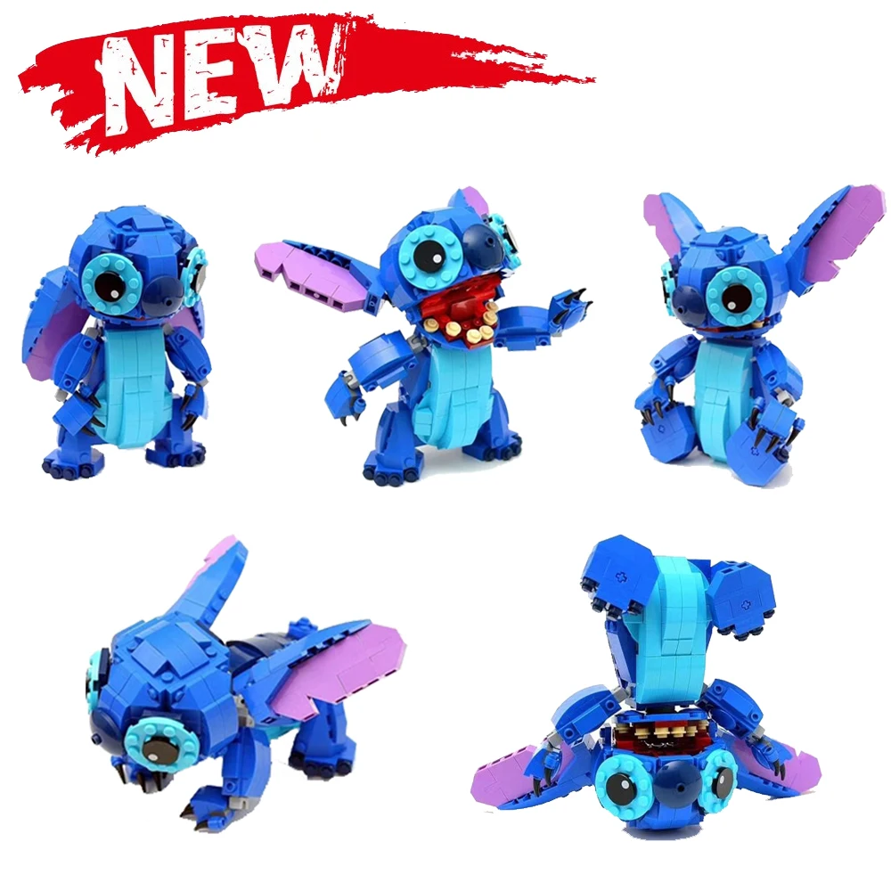 

Hot sale changed Stitch block HC new design building block toy 350 pcs lovely block toy free shipping kids gift
